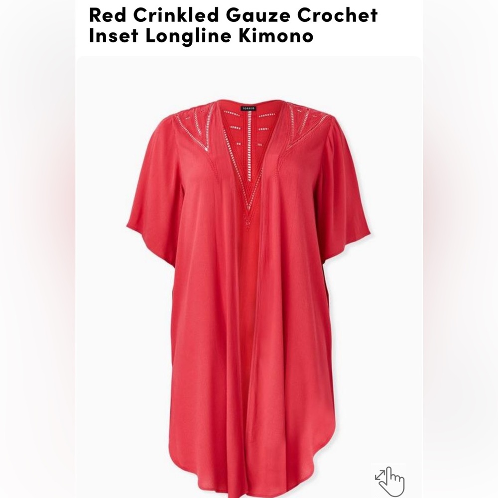 Torrid  Kimono- Size 1/2